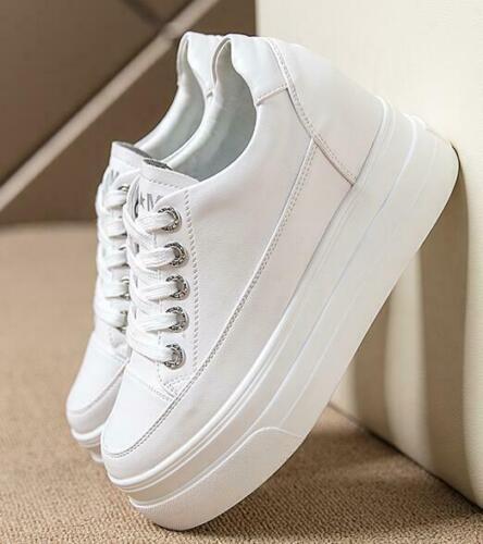 white sneakers high platform